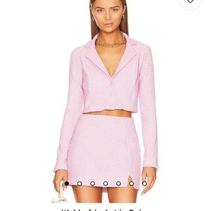 Show Me Your Mumu Women's Waldorf Jacket & Serena Skirt Set.